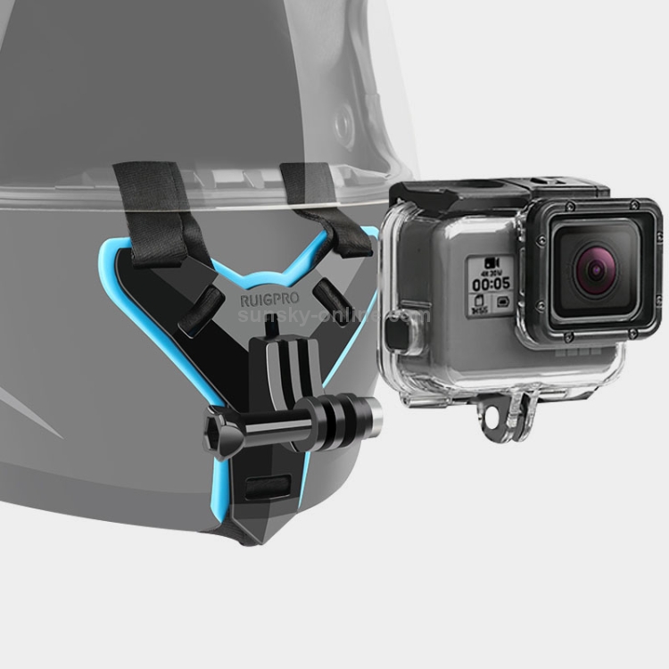 Soporte para cinturón para casco + Funda protectora impermeable para GoPro HERO7 Black / 6/5 - 6