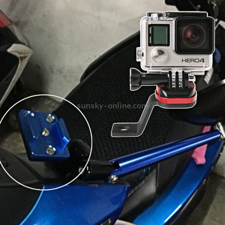 Motorrad Rückspiegel CNC Aluminiumlegierung Stent Feste Halterung für GoPro  NEW HERO / HERO6/ 5/5 Sitzung / 4/3 + / 3/2/1, Xiaomi Xiaoyi, SJCAM-Kamera