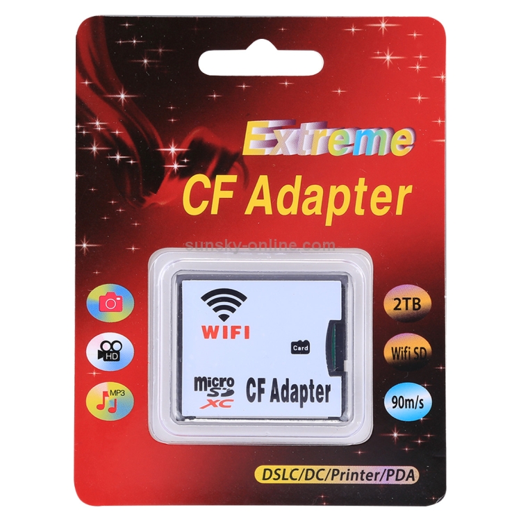 Adaptateur de carte micro SD vers carte CF Convertisseur de