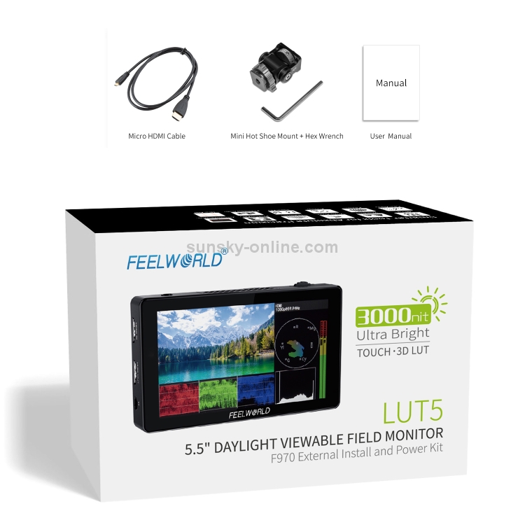 Feelworld LUT5 モニター