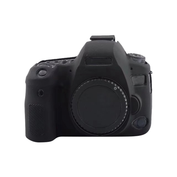 Soft Silicone Protective Case for Canon EOS 6D Mark II (Black) - 1