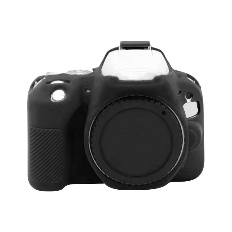 Soft Silicone Protective Case for Canon EOS 200D / EOS 200D Mark II (Black) - 1