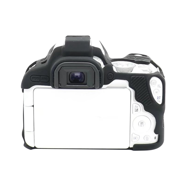 Soft Silicone Protective Case for Canon EOS 200D / EOS 200D Mark II (Black) - 2