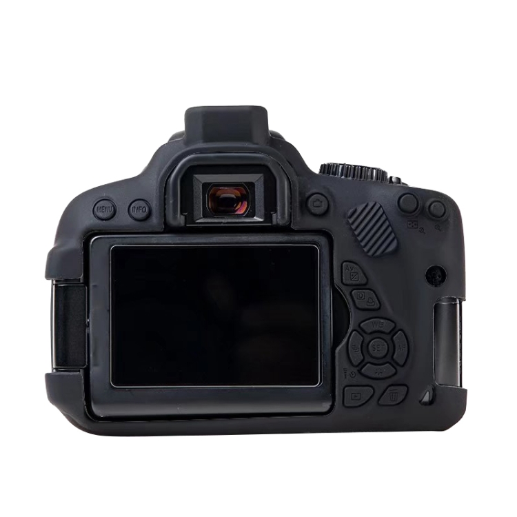 Soft Silicone Protective Case for Canon EOS 600D(Black) - 2