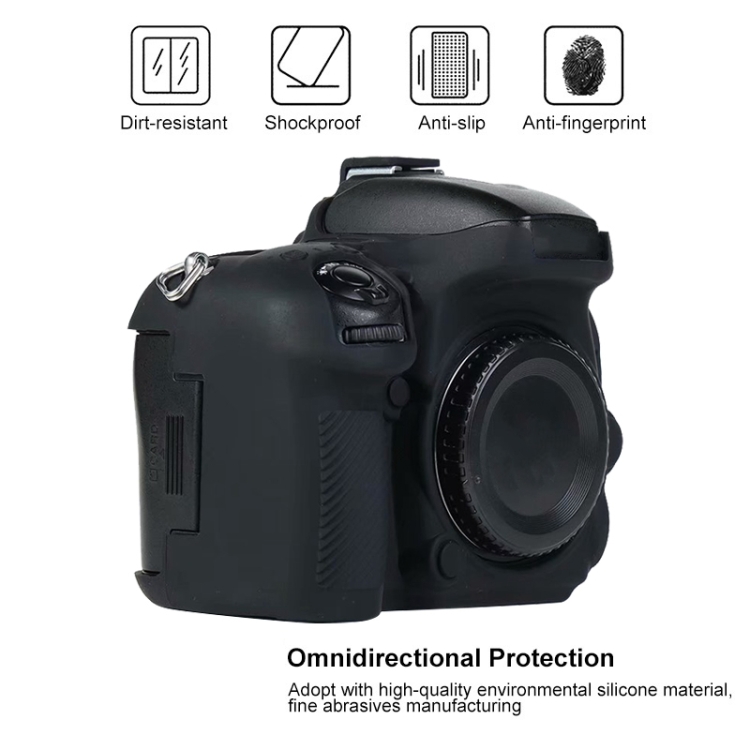 Soft Silicone Protective Case for Nikon D600 / D610 (Black) - B1