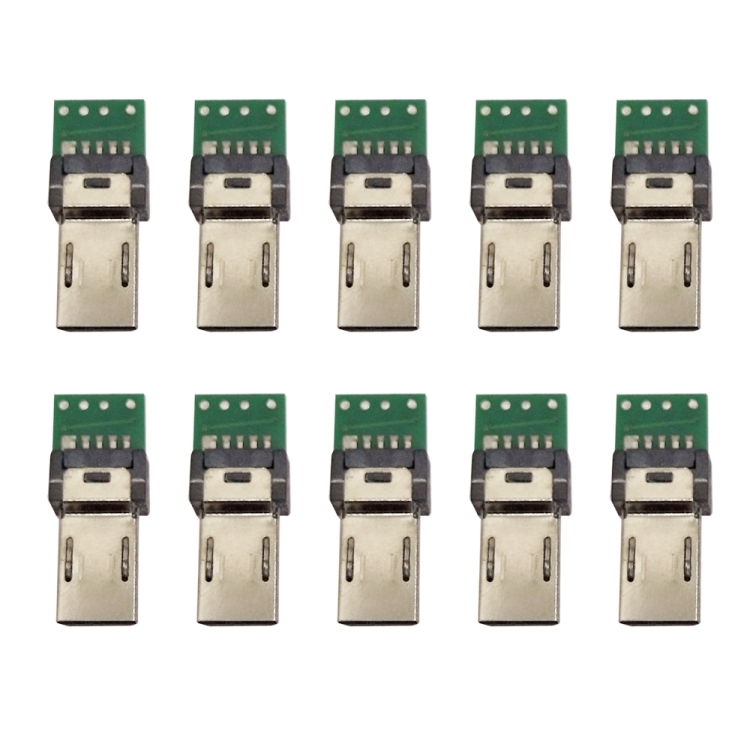 thumbnail image 2 of 10-Pack Mini USB 8Pin Female Socket Connector - DIY Charger Port Replacement 2 of 3