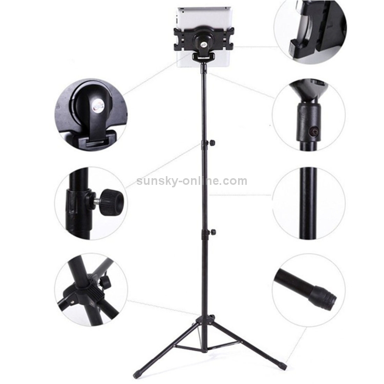 Universal Multi-direction Floor Stand Tablet Tripod Mount Holder for iPad 2/3/4, Samsung, Lenovo, and other 7 - 10 inch Laptop Universal Multi-direction Floor Stand Tablet Tripod Mount Holder for iPad 2/3/4, Samsung, Lenovo, and other 7 - 10 inch Laptop