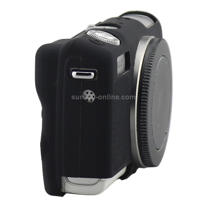 ZHANGQUAN QUANZH Camera Cases Camera Case Cover Soft Silicone Protective Case for Canon M100 Black Color : Black 
