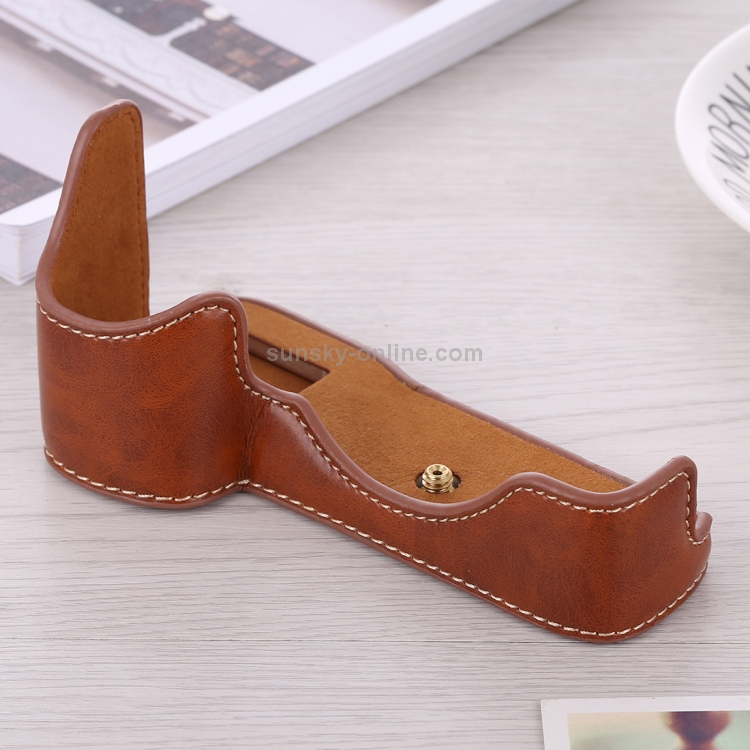 A9 Color : Brown Camera Bag Great 1/4 inch Thread PU Leather Camera Half Case Base for Sony ILCE-A9 A7RIII A9 Color : Brown Camera Bag Great 1/4 inch Thread PU Leather Camera Half Case Base for Sony ILCE-A9 A7RIII