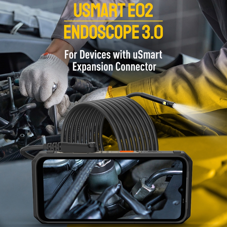 Endoscopio Ulefone E2 IP67 Endoscopio digital a prueba de agua para Ulefone Armor 9 / 9E / Power Armor 13 / 16 Pro / 18T / Armor Pad (Negro) - 2