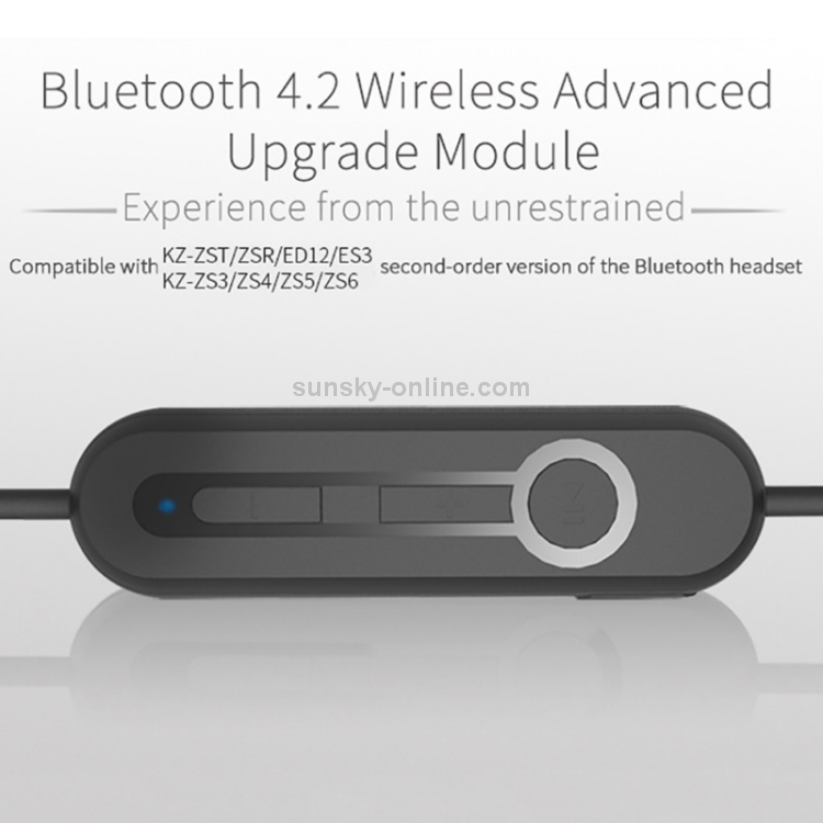KZ B High Fidelity Stereo Bluetooth Upgrade Cable for KZ ZST / ED12 / ES3 / ZSR / ZS10 / ES4 Earphones KZ B High Fidelity Stereo Bluetooth Upgrade Cable for KZ ZST / ED12 / ES3 / ZSR / ZS10 / ES4 Earphones