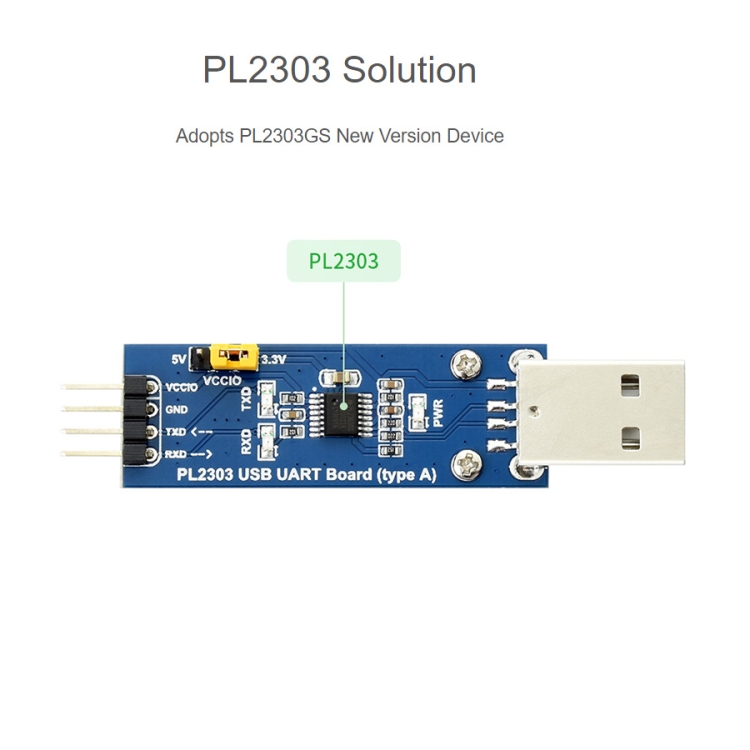 Waveshare PL2303 USB To UART (TTL) Communication Module V2 - 2
