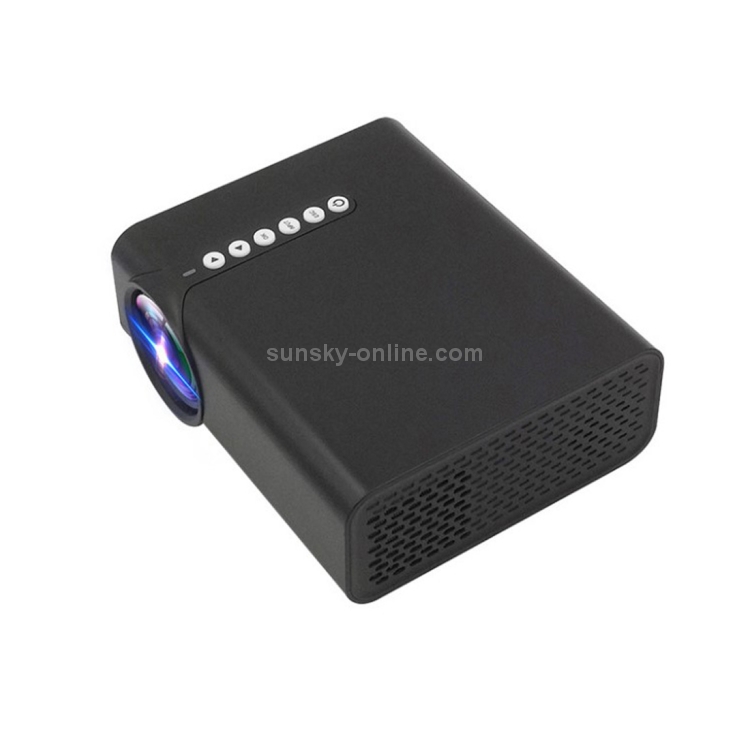YG520 1800 Lumens HD LCD Projector,Built in Speaker,Can Read U disk ...