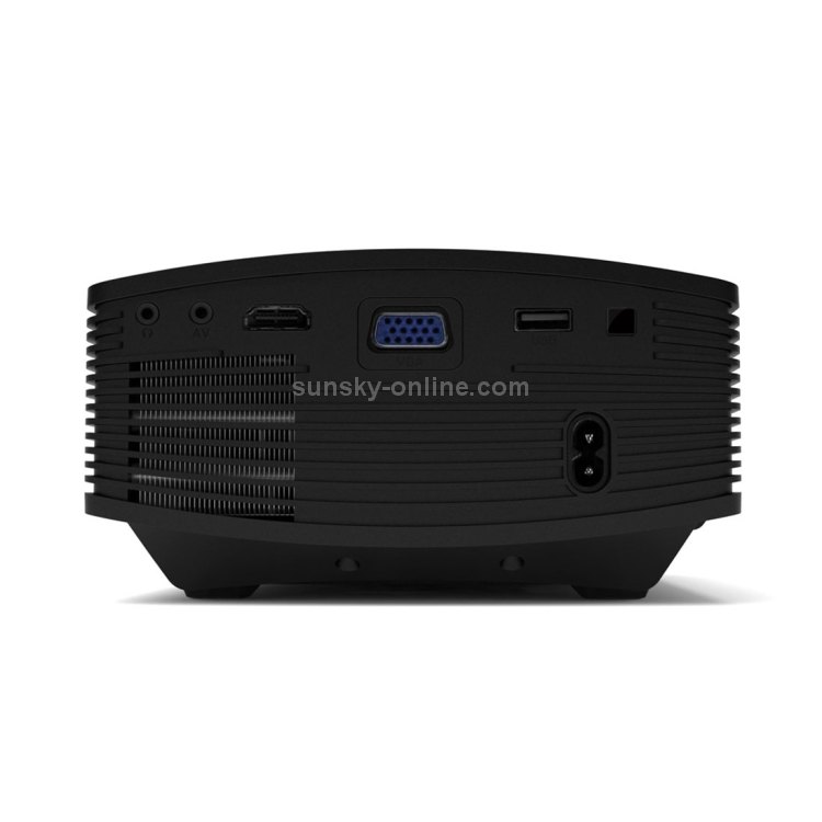 T500 1920x1080 3000LM Mini LED Projector Home Theater, Support HDMI & AV & VGA & USB & TF, Standard Version (White)