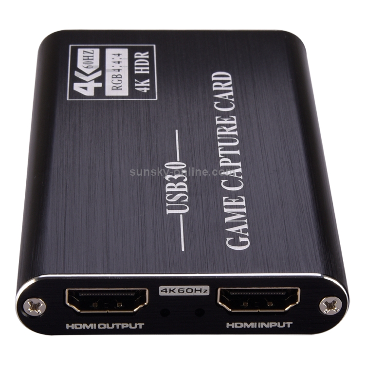 Dispositivo de tarjeta de captura de video NK-S41 USB 3.0 a HDMI 4K HD (negro) - 3