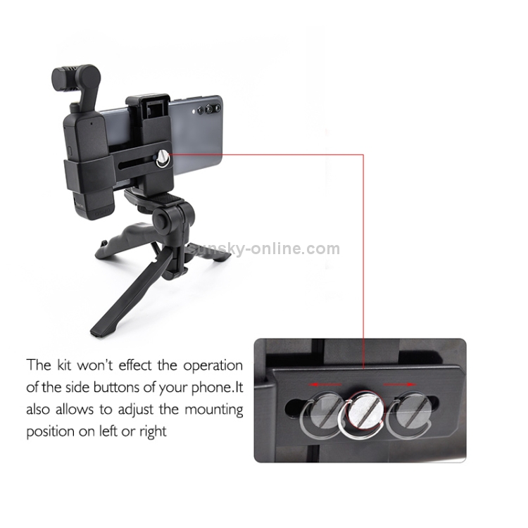 For DJI Osmo Pocket 2 Camera STARTRC Bracket Stand Clip Expansion Accessories 