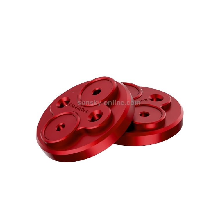 Cubierta protectora de metal para motor Sunnylife de 4 piezas para DJI Mini 2 (rojo) - 2