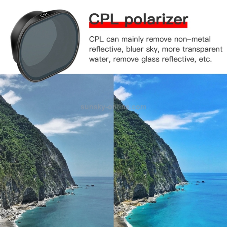 Filtro de lente de drone RCSTQ CPL para DJI FPV - 3
