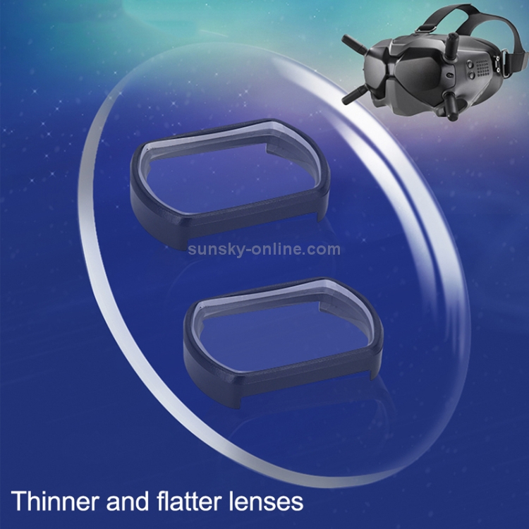 RCSTQ 2 PCS 550 Grados Myopia Gafas Lente Corrección de visión Lente Asférica para DJI FPV Gafas V2 - 5