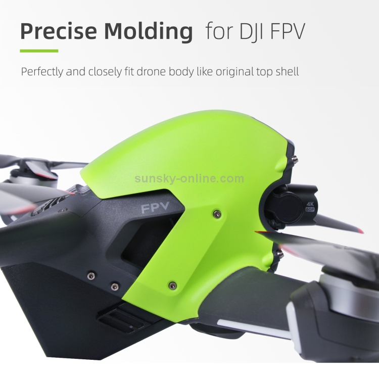Sunnylife FV-Q9333 Tapa protectora de la parte superior del cuerpo del drone para DJI FPV (verde) - B2