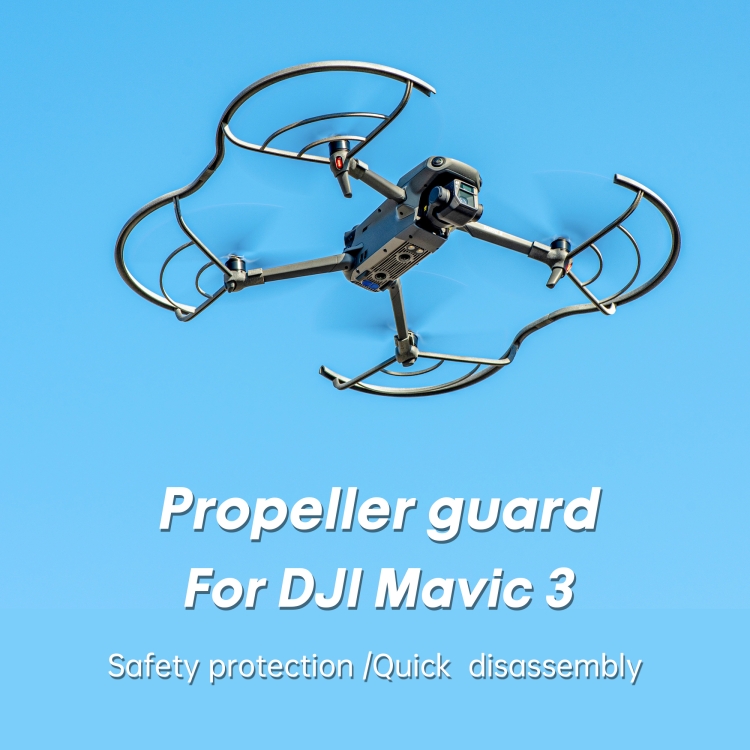 StarTrc Drone Propeller Protective Guard Anti-colision Ring para DJI Mavic 3 (negro) - 2