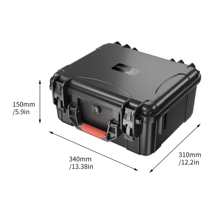 Para DJI RS 3 Mini STARTRC ABS Maleta impermeable a prueba de golpes Caja de almacenamiento portátil (Negro) - 6