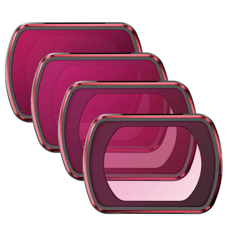 Para DJI OSMO Pocket 3 STARTRC 4 en 1 ND16 + ND32 + ND64 + ND256 Juego de filtros para lentes - 1