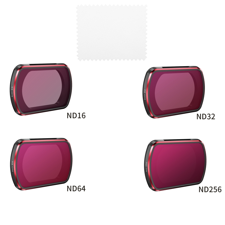 Para DJI OSMO Pocket 3 STARTRC 4 en 1 ND16 + ND32 + ND64 + ND256 Juego de filtros para lentes - 4