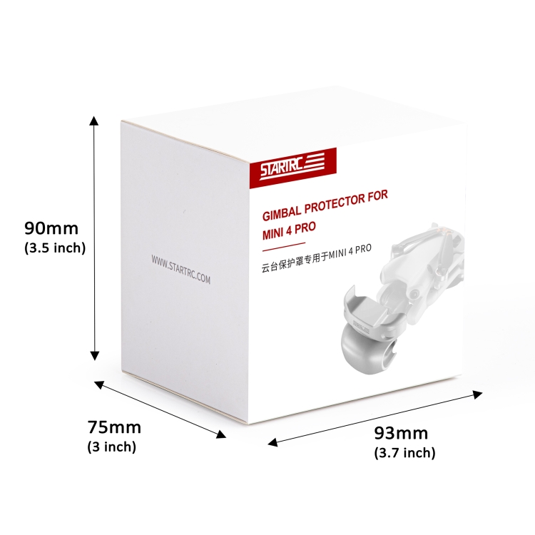 Para DJI Mini 4 Pro STARTRC Tapas de lentes Sensor de visión Cubierta parasol (blanco) - 7