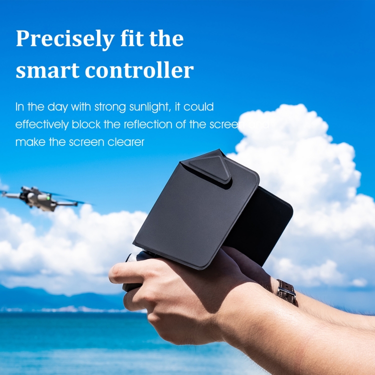 Parasol de controlador plegable STARTRC para controlador remoto DJI Mini 3 Pro (negro) - 3