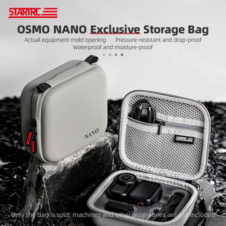 Housse De Protection étanche Pour DJI Osmo Nano - Mini Sac De Transport Avec Mousqueton - PU Et Polaire - Anti-chocs - 3