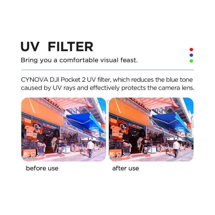 CYNOVA C-PT-007 UV Lens Filter for DJI OSMO Pocket 2 - 4