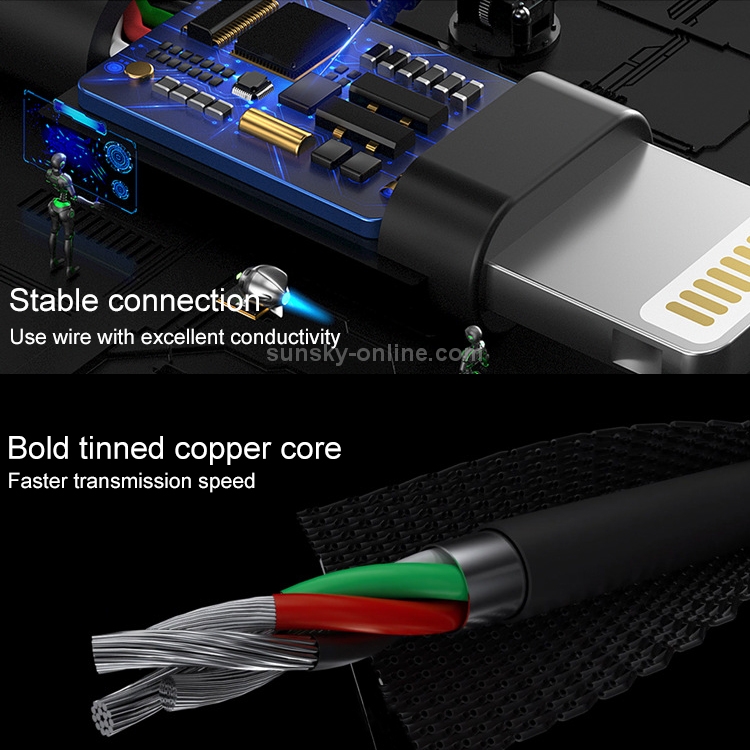 CYNOVA C-MA-207 65cm Type-C / USB-C to 8 Pin Data Cable for DJI Mavic Air 2 - 2