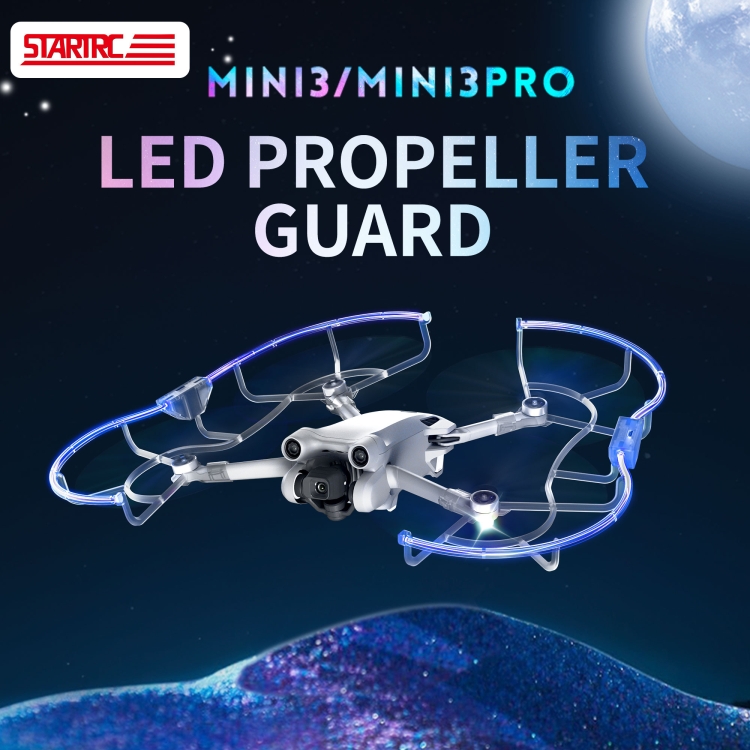 Anneau de protection d'hélice de Drone DJI Mini 4 Pro STARTRC,  Anti-collision (gris)