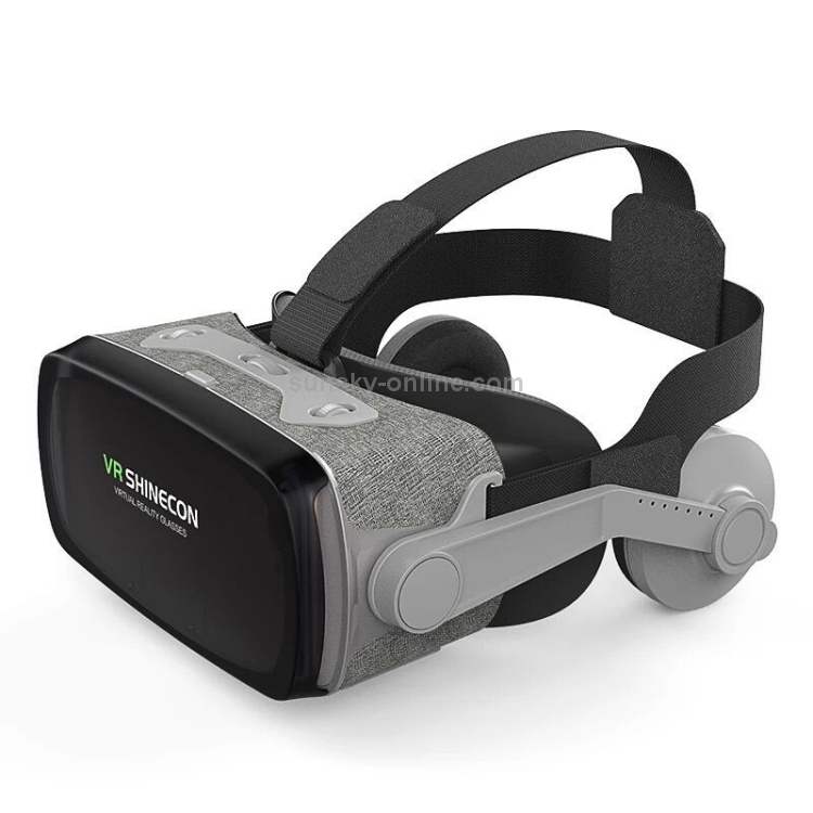 VR SHINECON G07E Gafas de video 3D de realidad virtual Adecuado para teléfonos inteligentes de 4.0 a 6.3 pulgadas (Gris) - 1