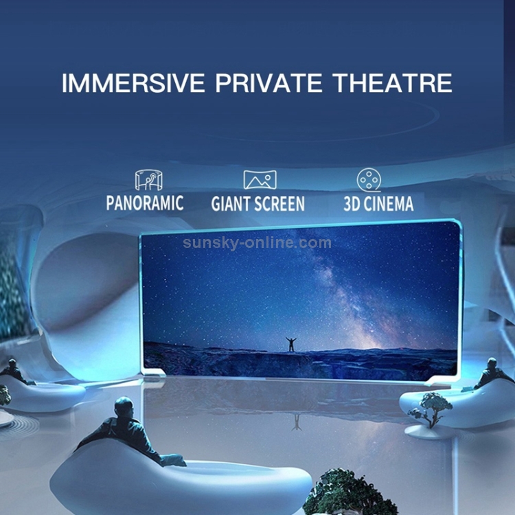 VR SHINECON G07E Gafas de video 3D de realidad virtual Adecuado para teléfonos inteligentes de 4.0 a 6.3 pulgadas (Gris) - 11
