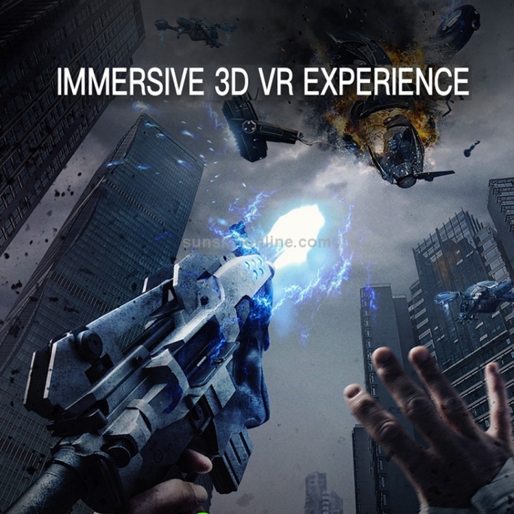VR SHINECON G07E Gafas de video 3D de realidad virtual Adecuado para teléfonos inteligentes de 4.0 a 6.3 pulgadas (Gris) - 12