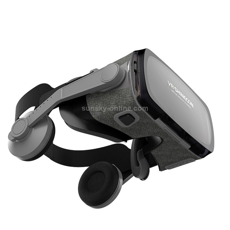 VR SHINECON G07E Gafas de video 3D de realidad virtual Adecuado para teléfonos inteligentes de 4.0 a 6.3 pulgadas (Gris) - 2