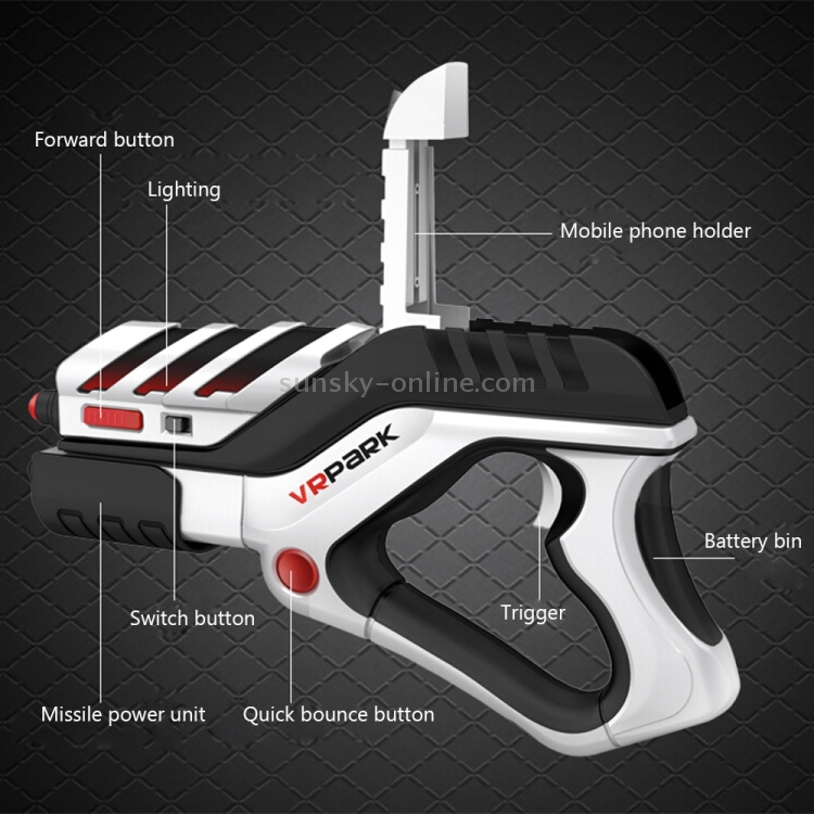 A8 AR Gun Shaped Bluetooth Wireless Game Controller with Phone Clip A8 AR Gun Shaped Bluetooth Wireless Game Controller with Phone Clip