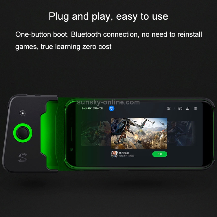 Xiaomi Black Shark Phone Game Controller, Support Bluetooth & OTA & Two Buttons + A Rocker & Android Games(Black) Xiaomi Black Shark Phone Game Controller, Support Bluetooth & OTA & Two Buttons + A Rocker & Android Games(Black)