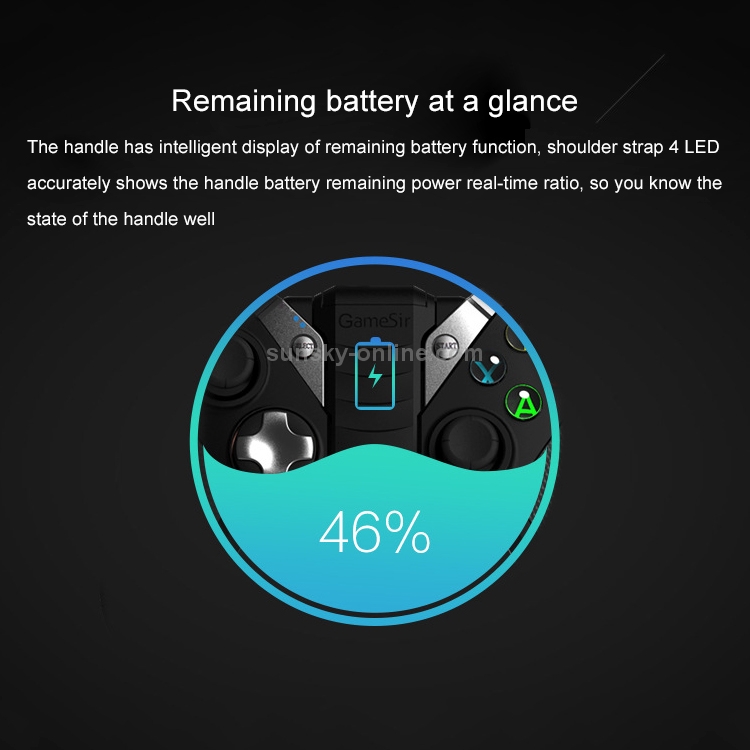 GameSir G4S Enhanced Edition 2.4GHz Wireless / Bluetooth Gamepad Game Controller GameSir G4S Enhanced Edition 2.4GHz Wireless / Bluetooth Gamepad Game Controller