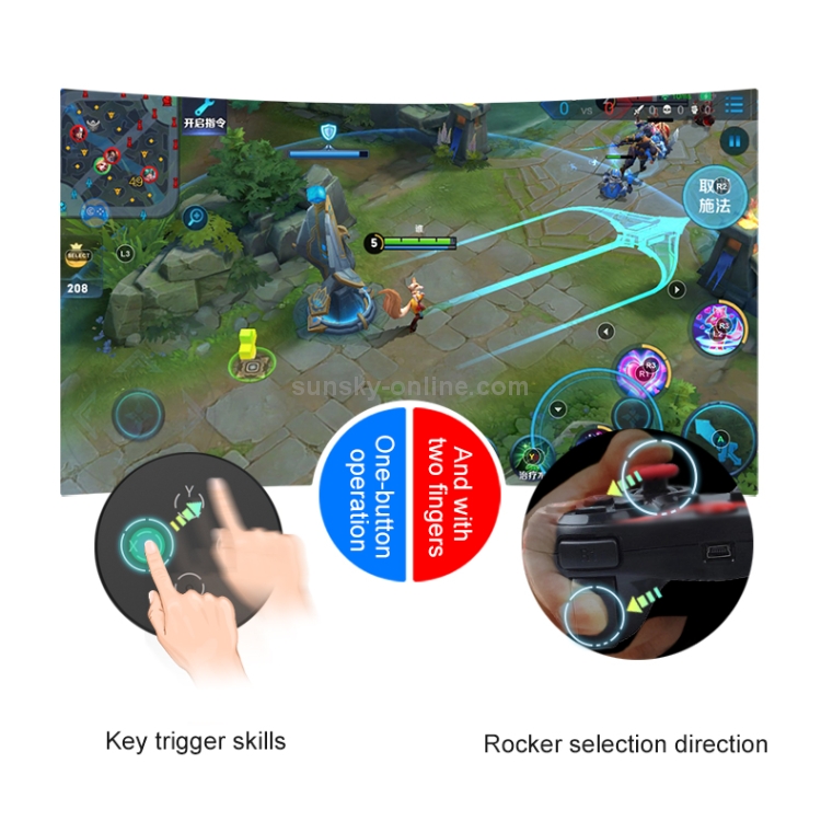 GameSir G5 Bluetooth 5.0 Game Controller FullHaptic Trackpad Touchpad