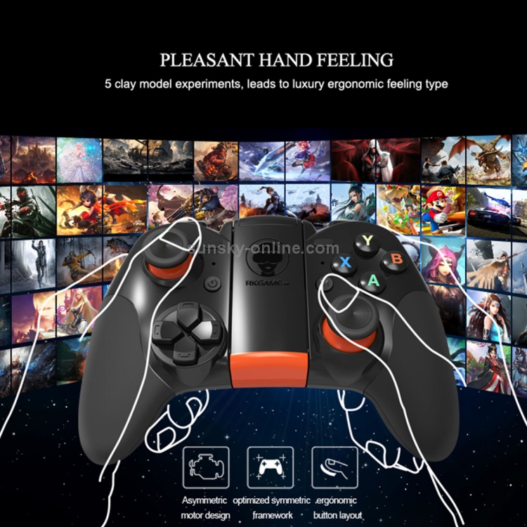 RKGAME 4th Wireless Bluetooth Gamepad Game Controller RKGAME 4th Wireless Bluetooth Gamepad Game Controller