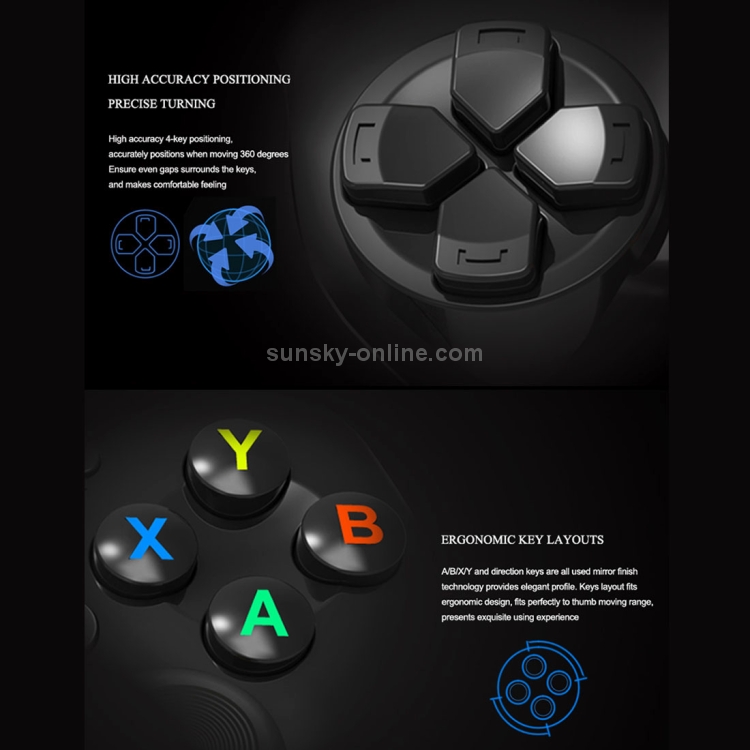 RKGAME 4th Wireless Bluetooth Gamepad Game Controller RKGAME 4th Wireless Bluetooth Gamepad Game Controller