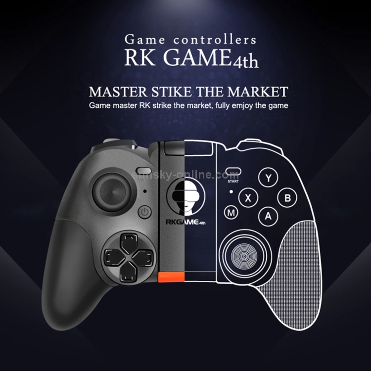 RKGAME 4th Wireless Bluetooth Gamepad Game Controller RKGAME 4th Wireless Bluetooth Gamepad Game Controller