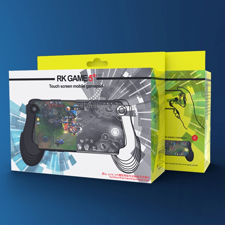 RK GAME 5th Touch Screen Gamepad Mobile Game Controller Android & iOS Phone(Black) RK GAME 5th Touch Screen Gamepad Mobile Game Controller Android & iOS Phone(Black)