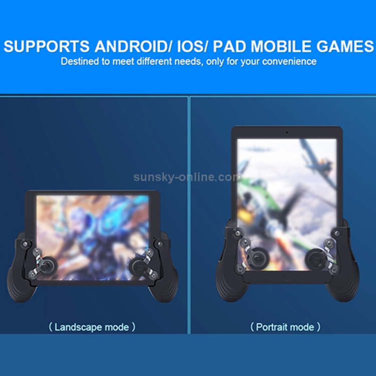 RK GAME 5th Touch Screen Gamepad Mobile Game Controller Android & iOS Phone(Black) RK GAME 5th Touch Screen Gamepad Mobile Game Controller Android & iOS Phone(Black)
