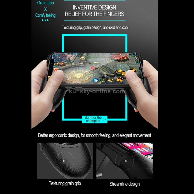 RKGAME 6th Stand Gamepad Game Controller for 4.0-5.7 inch Android & iOS Phone(White) RKGAME 6th Stand Gamepad Game Controller for 4.0-5.7 inch Android & iOS Phone(White)