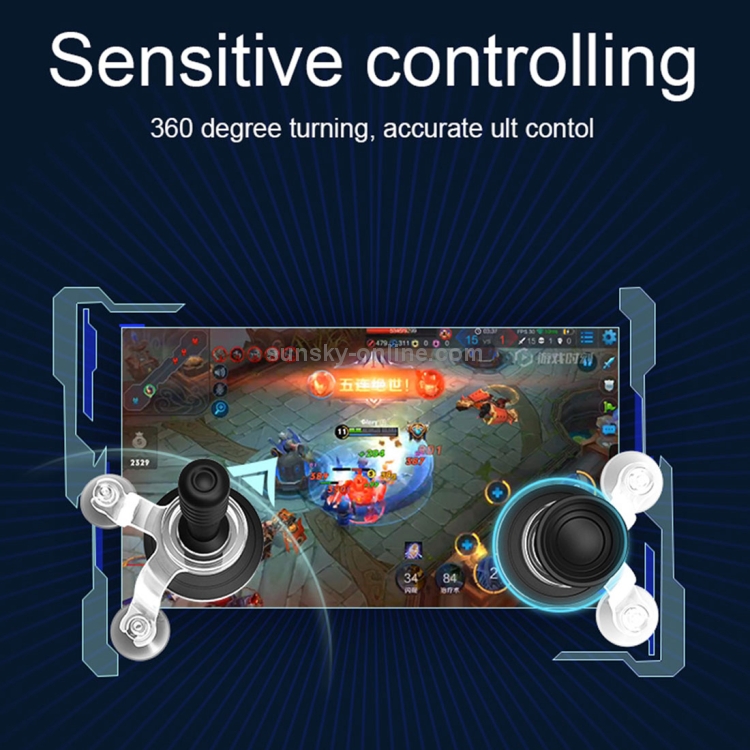 RKGAME 6th Stand Gamepad Game Controller for 4.0-5.7 inch Android & iOS Phone(White) RKGAME 6th Stand Gamepad Game Controller for 4.0-5.7 inch Android & iOS Phone(White)