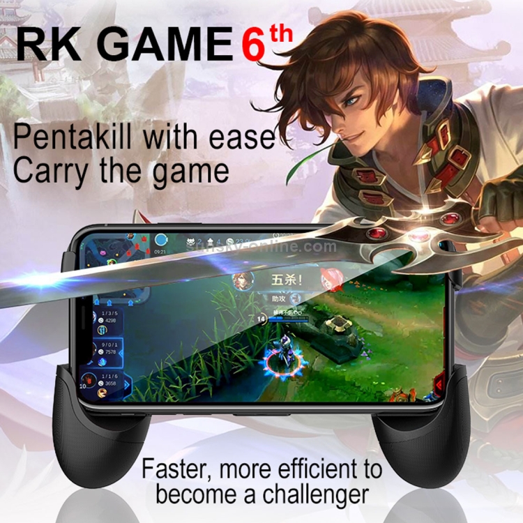 RKGAME 6th Stand Gamepad Game Controller for 4.0-5.7 inch Android & iOS Phone(White) RKGAME 6th Stand Gamepad Game Controller for 4.0-5.7 inch Android & iOS Phone(White)